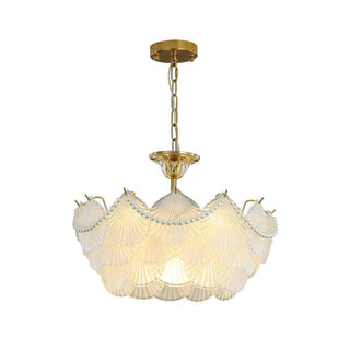 Shell Retro Glass Pearl Chandelier