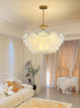 Shell Retro Glass Pearl Chandelier