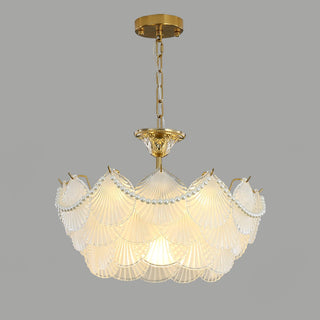 Shell Retro Glass Pearl Chandelier