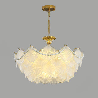 Shell Retro Glass Pearl Chandelier
