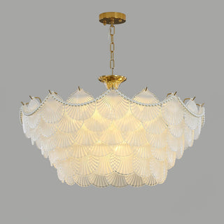 Shell Retro Glass Pearl Chandelier