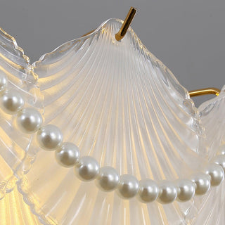 Shell Retro Glass Pearl Chandelier