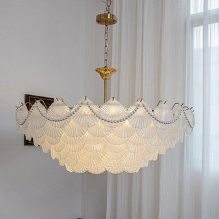 Shell Retro Glass Pearl Chandelier