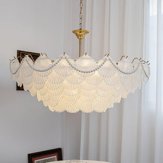 Shell Retro Glass Pearl Chandelier