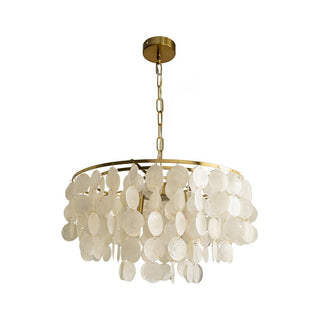 Chime Natural Shell Chandelier