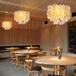 Chime Natural Shell Chandelier