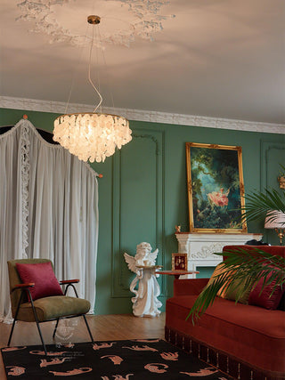 Chime Natural Shell Chandelier