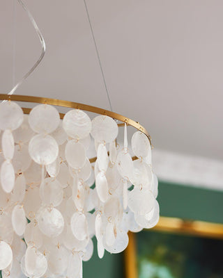 Chime Natural Shell Chandelier