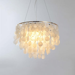Chime Natural Shell Chandelier