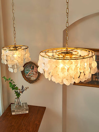 Chime Natural Shell Chandelier