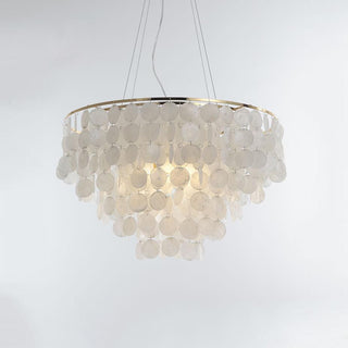 Chime Natural Shell Chandelier