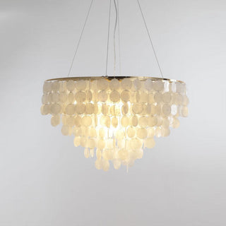 Chime Natural Shell Chandelier