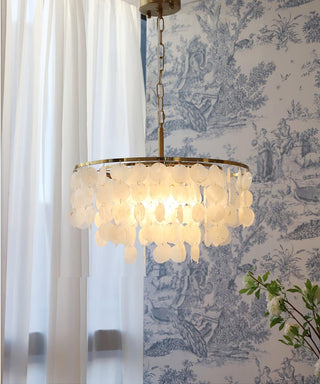 Chime Natural Shell Chandelier