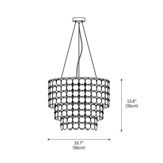 Chime Natural Shell Chandelier
