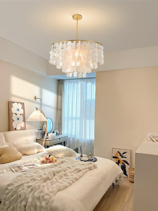 Chime Natural Shell Chandelier