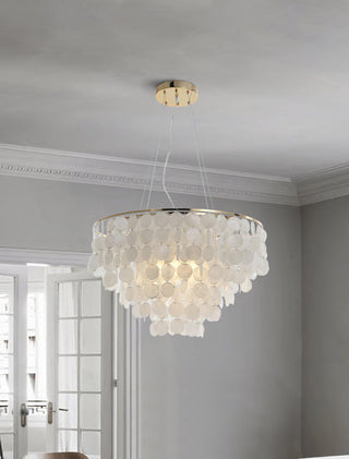 Chime Natural Shell Chandelier