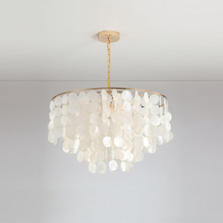 Chime Natural Shell Chandelier