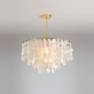 Chime Natural Shell Chandelier
