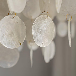 Chime Natural Shell Chandelier