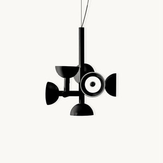 Sibilla Sculptural Black Pendant Light