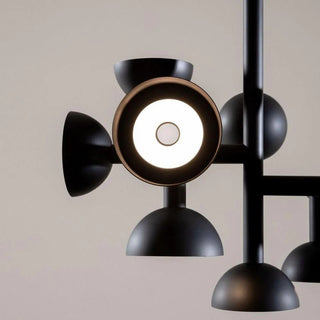 Sibilla Sculptural Black Pendant Light
