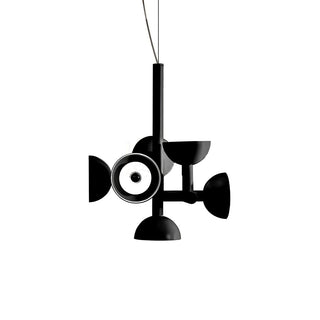 Sibilla Sculptural Black Pendant Light