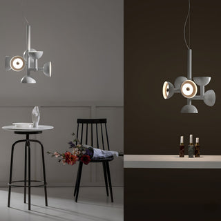 Sibilla Sculptural Black Pendant Light
