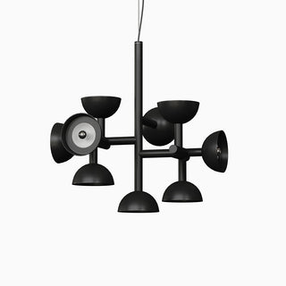 Sibilla Sculptural Black Pendant Light