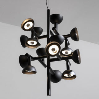 Sibilla Sculptural Black Pendant Light