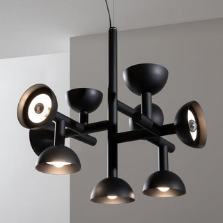 Sibilla Sculptural Black Pendant Light