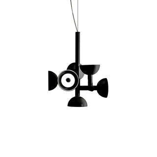 Sibilla Sculptural Black Pendant Light