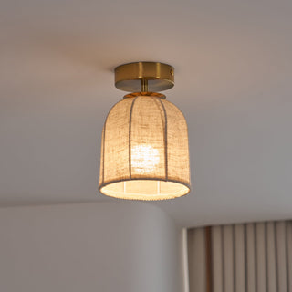 Maren Modern Linen Ceiling Lamp