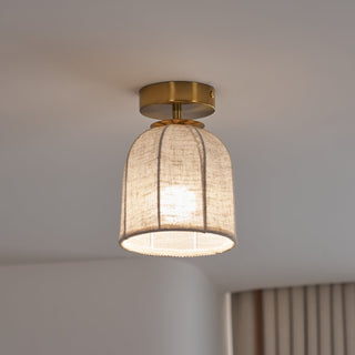 Maren Modern Linen Ceiling Lamp