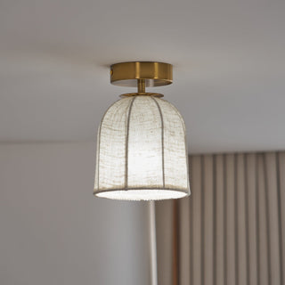 Maren Modern Linen Ceiling Lamp
