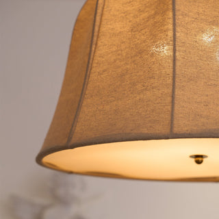 Sienna Modern Linen Pendant Light