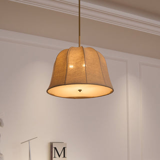 Sienna Modern Linen Pendant Light