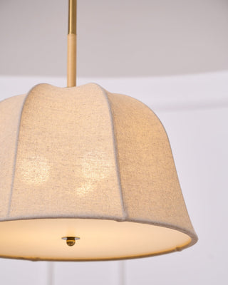 Sienna Modern Linen Pendant Light