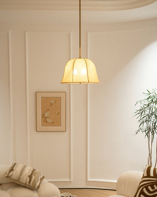 Sienna Modern Linen Pendant Light