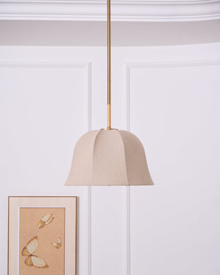 Sienna Modern Linen Pendant Light