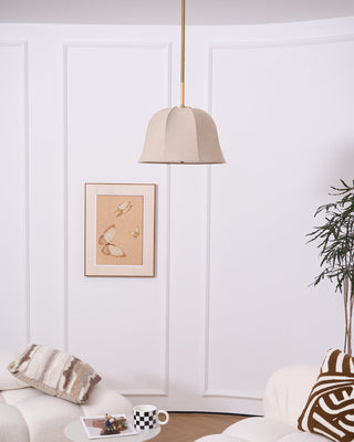 Sienna Modern Linen Pendant Light