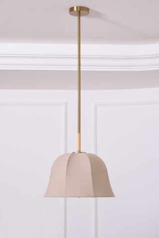 Sienna Modern Linen Pendant Light