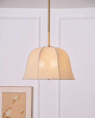 Sienna Modern Linen Pendant Light