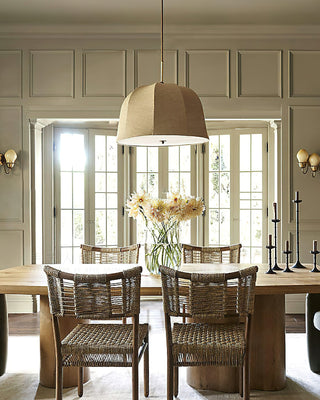 Sienna Modern Linen Pendant Light