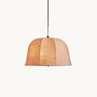 Sienna Natural Linen Pendant Light
