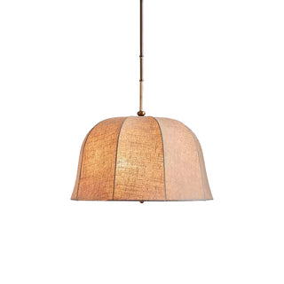 Sienna Natural Linen Pendant Light