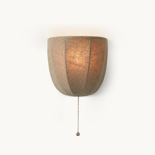 Sienna Modern Linen Wall Sconce