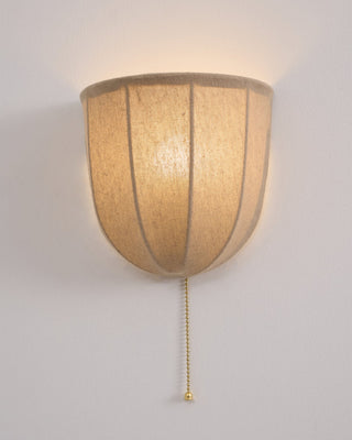 Sienna Modern Linen Wall Sconce