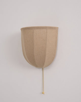 Sienna Modern Linen Wall Sconce