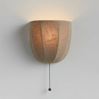 Sienna Modern Linen Wall Sconce