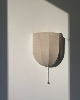 Sienna Modern Linen Wall Sconce